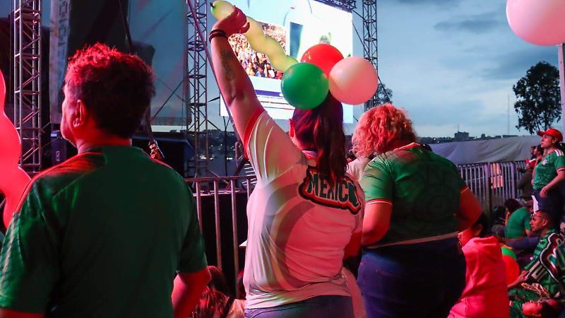 Gran ambiente en la Corregidora
